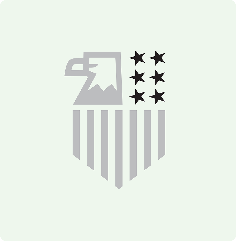 An image of the new VA logo with the Stars isolated