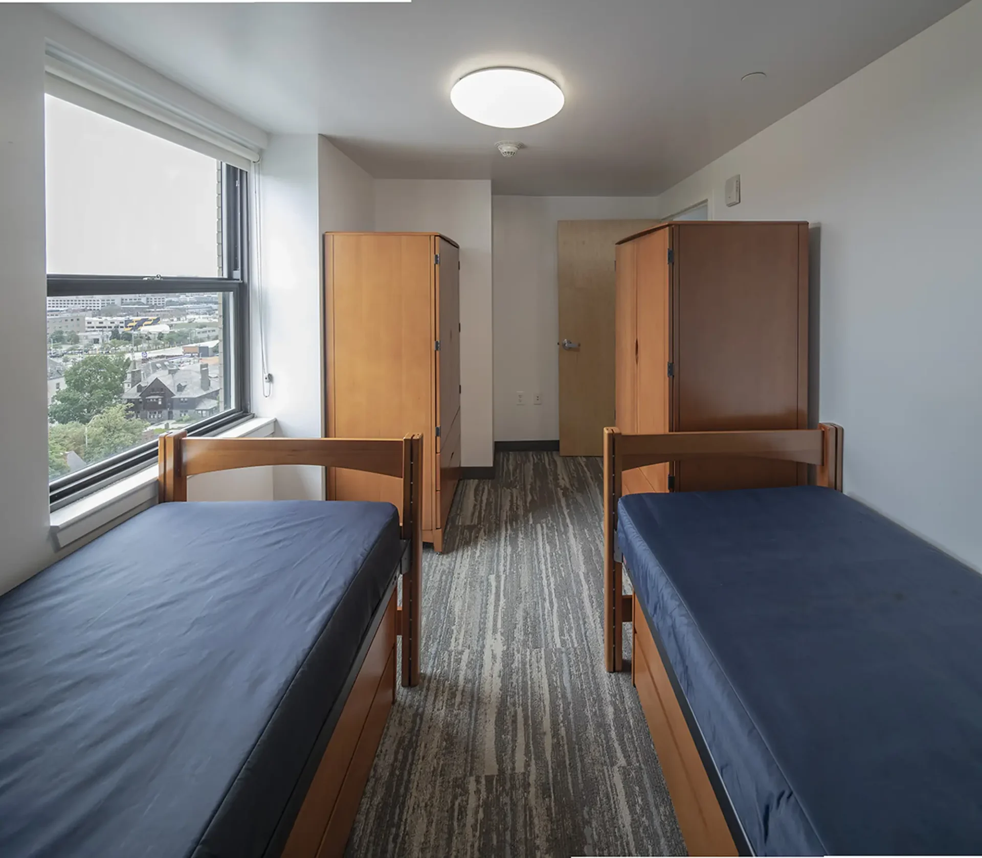 An interior shot of a dorm at the ACB on the Ford Campus