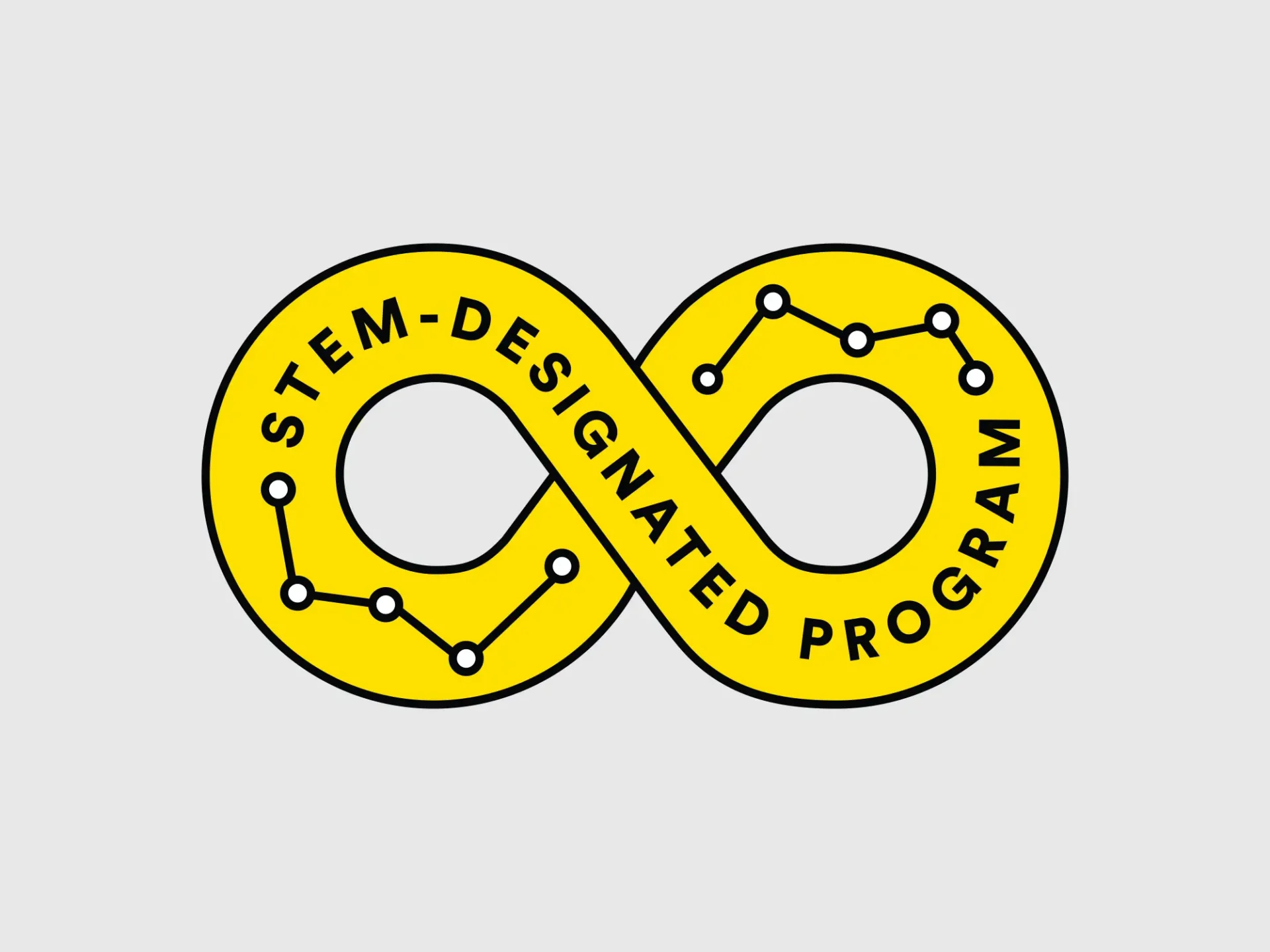 STEM Designated Program badge in a light grey box