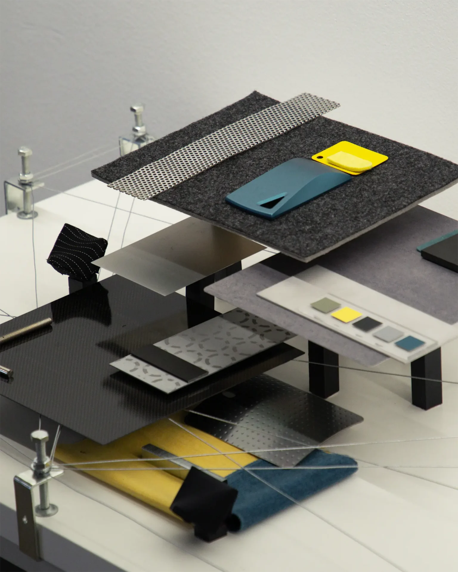 Exploration of materials through form, color, and finish.