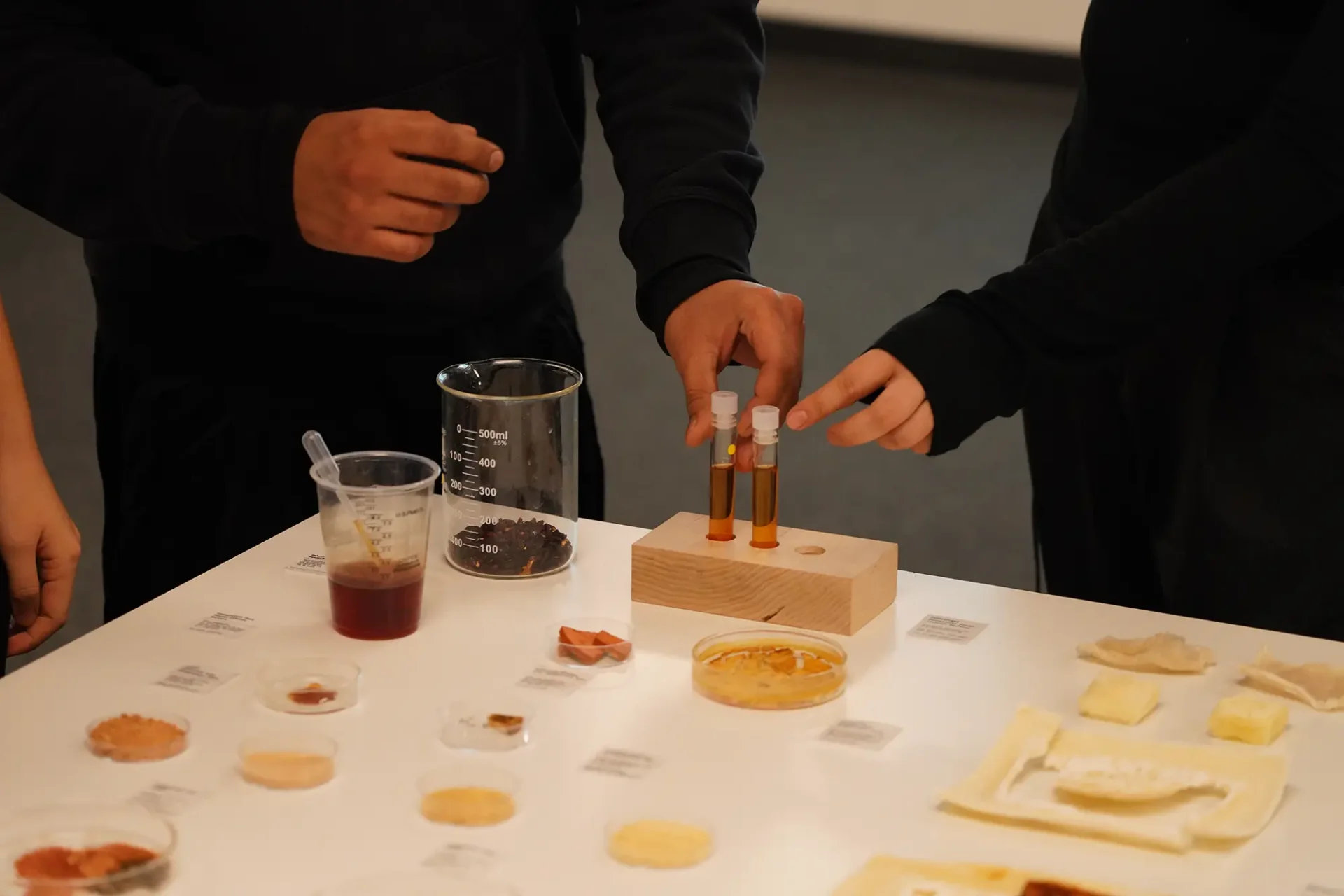Biodesign project, packaging made from local food waste streams