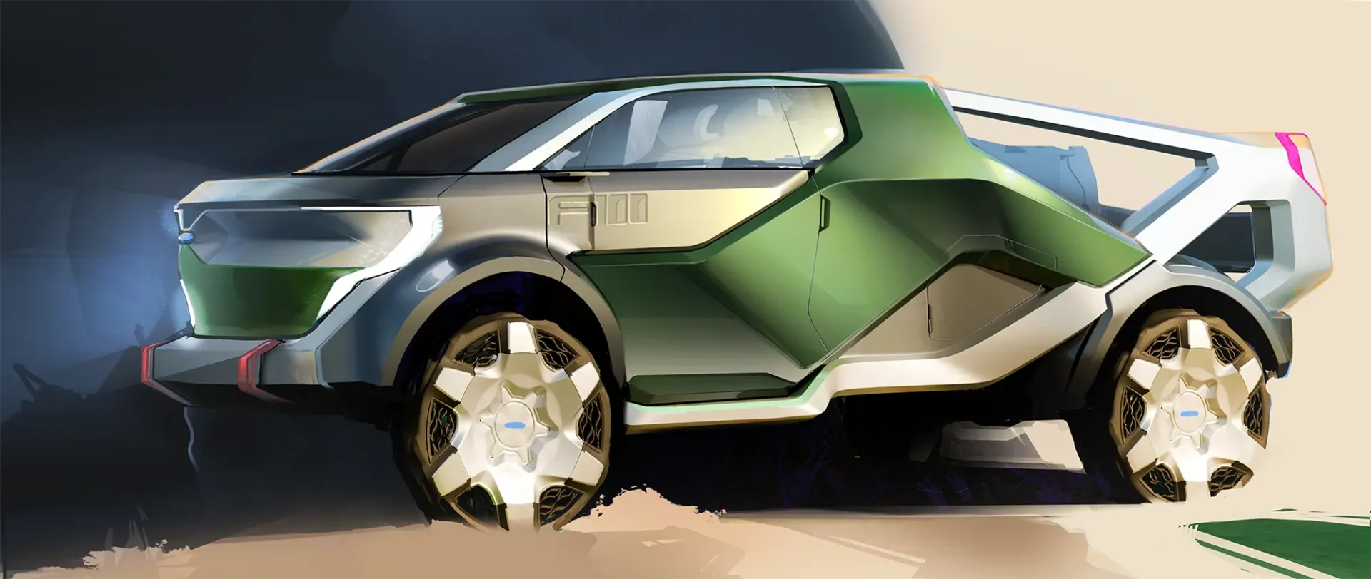 Front View Sketch-Rendering