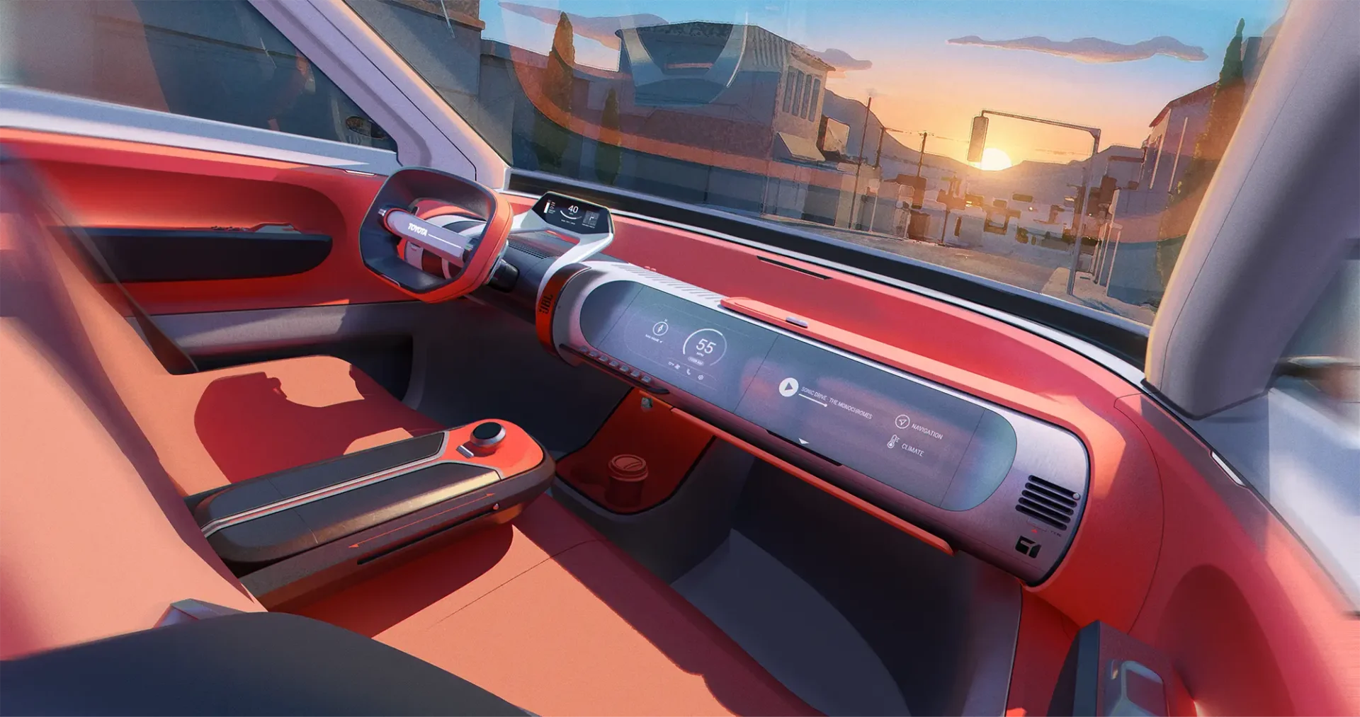 Toyota Allure Minivan Interior