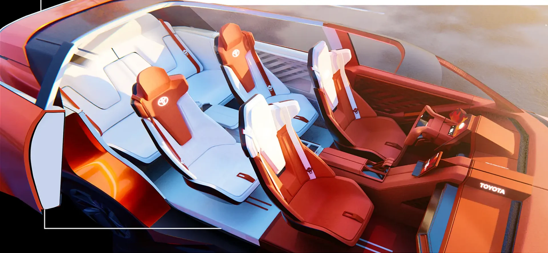 Toyota Enthusiasm Minivan Interior