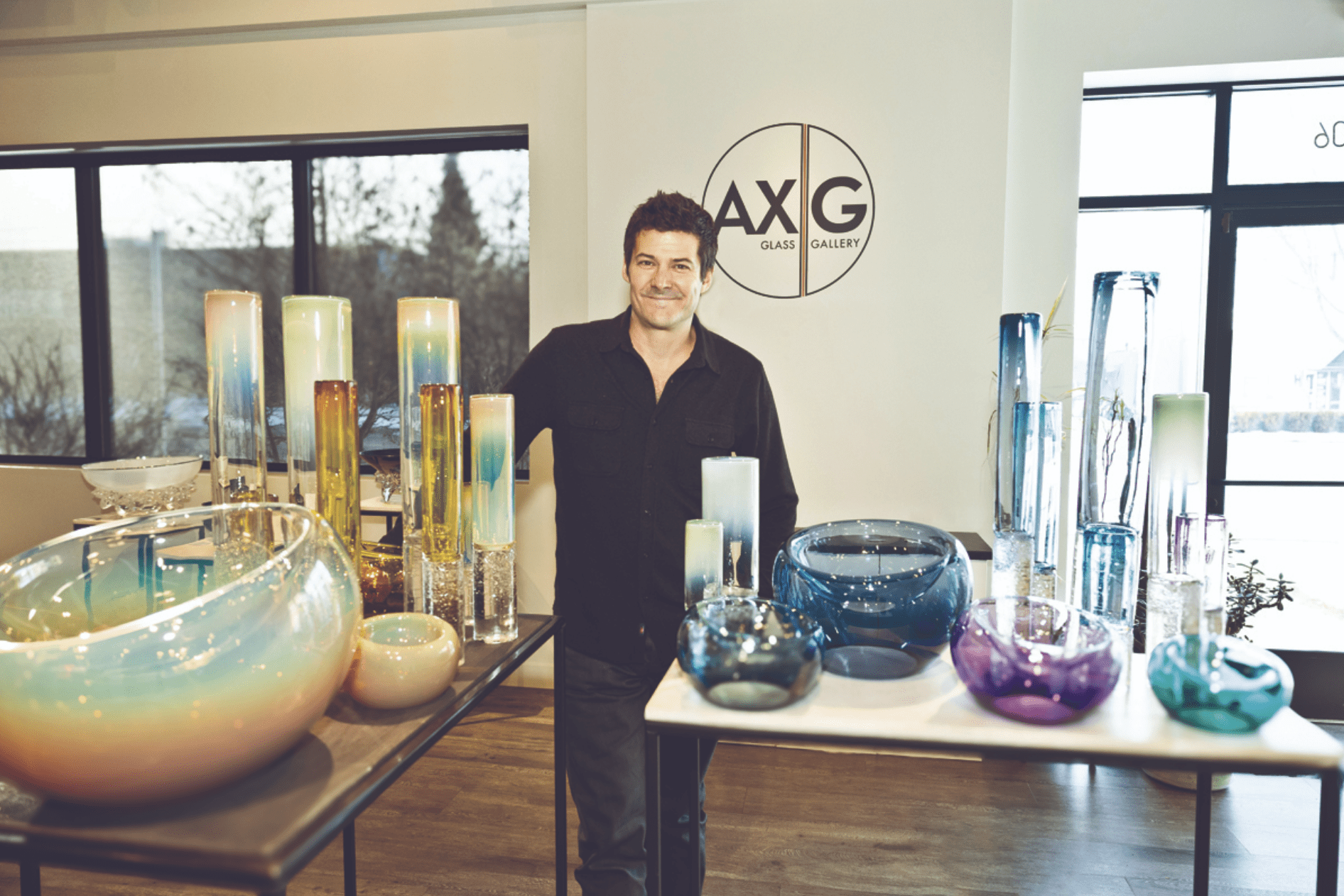 Downtown Newsmagazine features Andrew Madvin ’00, Crafts – Glass