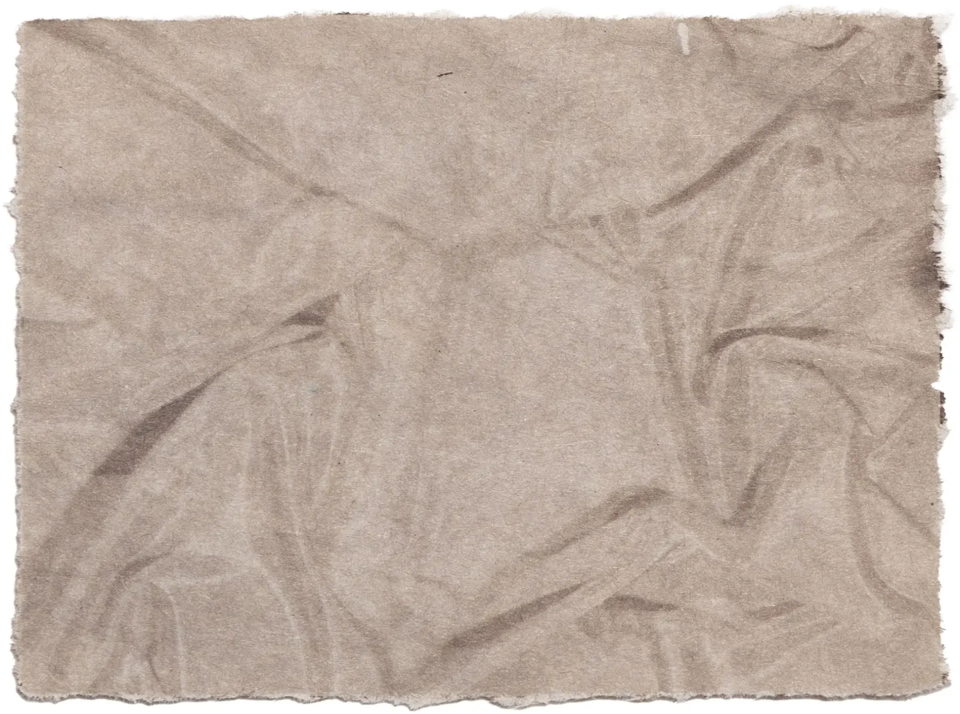 Van Dyke print of fabric printed on newsprint.