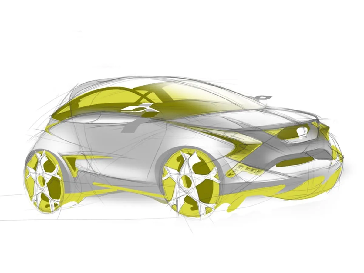 A car rendering