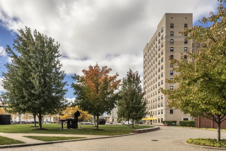 A shot of the Ford Campus