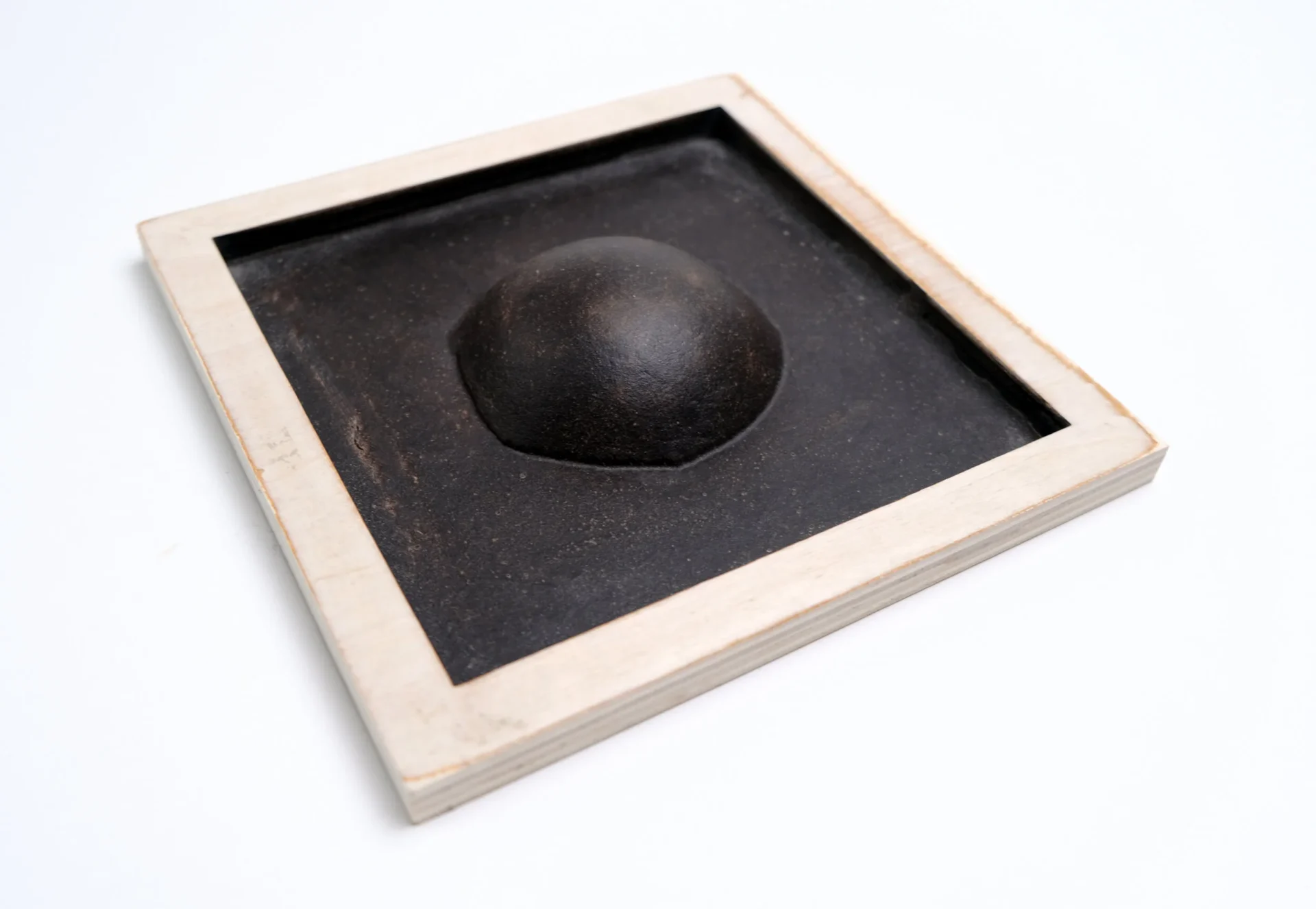 An isolated shot of a mold form