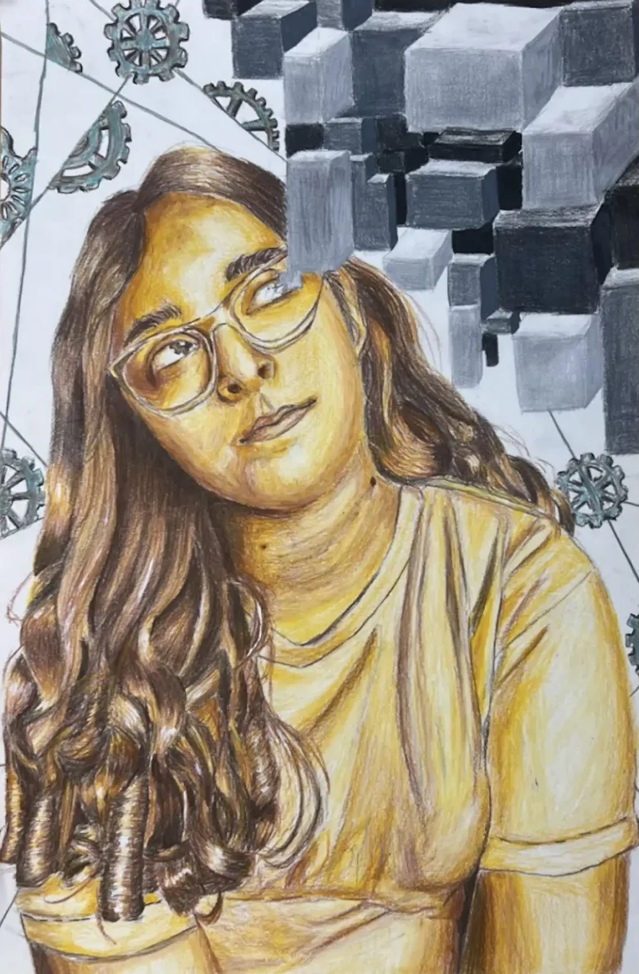 An illustration of a young girl