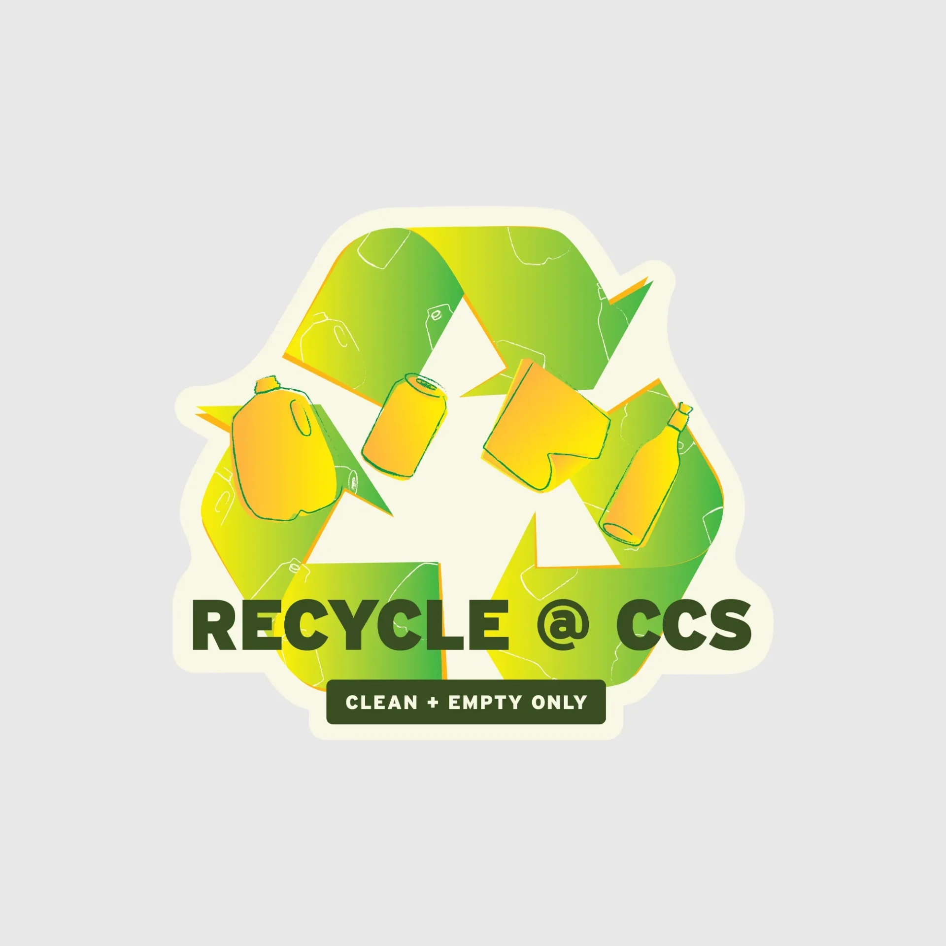 Recycle at CCS badge