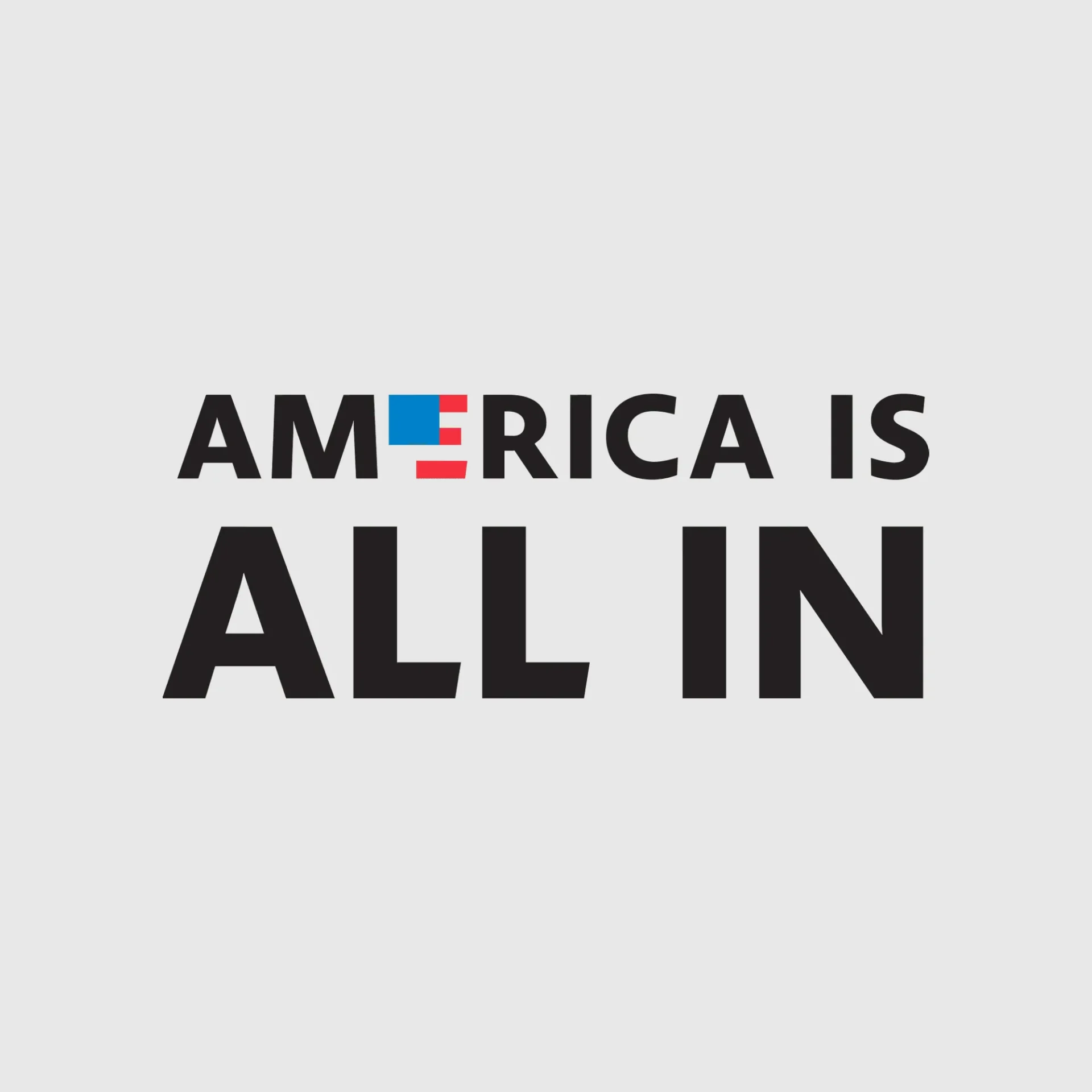 America is All In badge