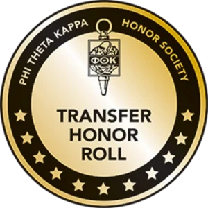 Phi Theta Kappa Honor Roll badge