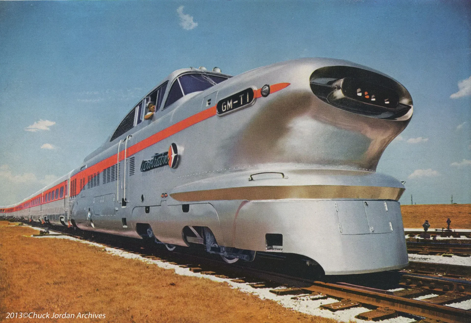 A large train