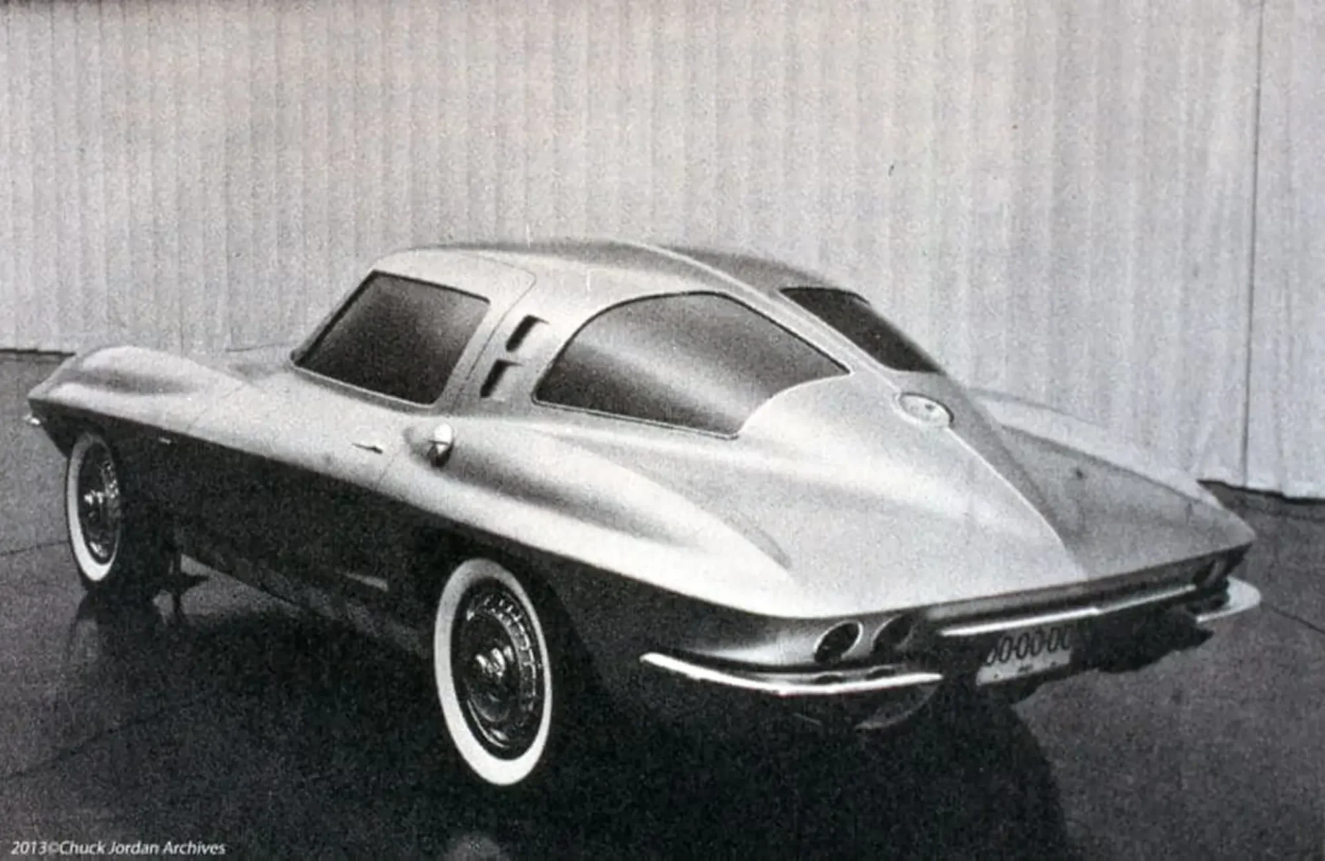 A read shot of a sports car