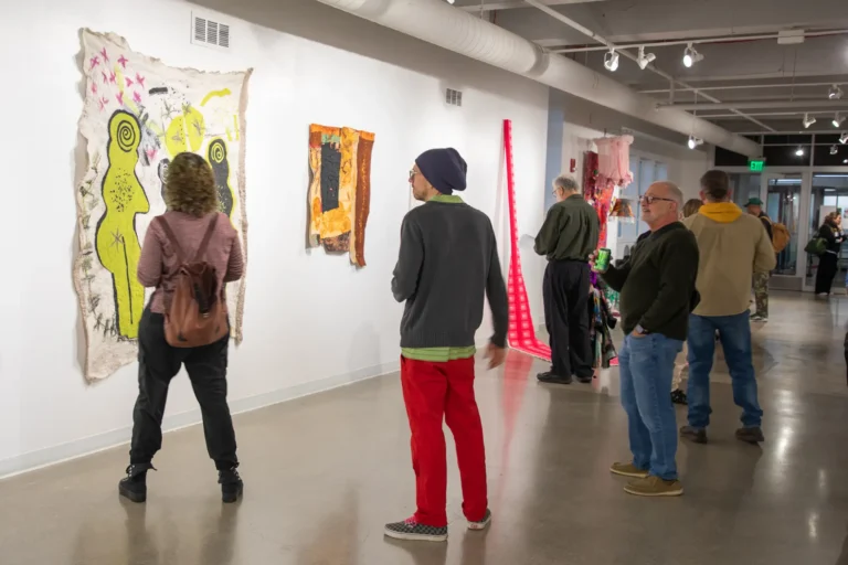 Gallery opening in CCS's Valade Family Gallery.